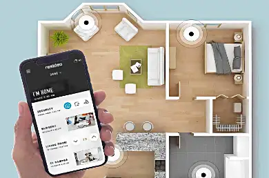 phone app controlling home automation